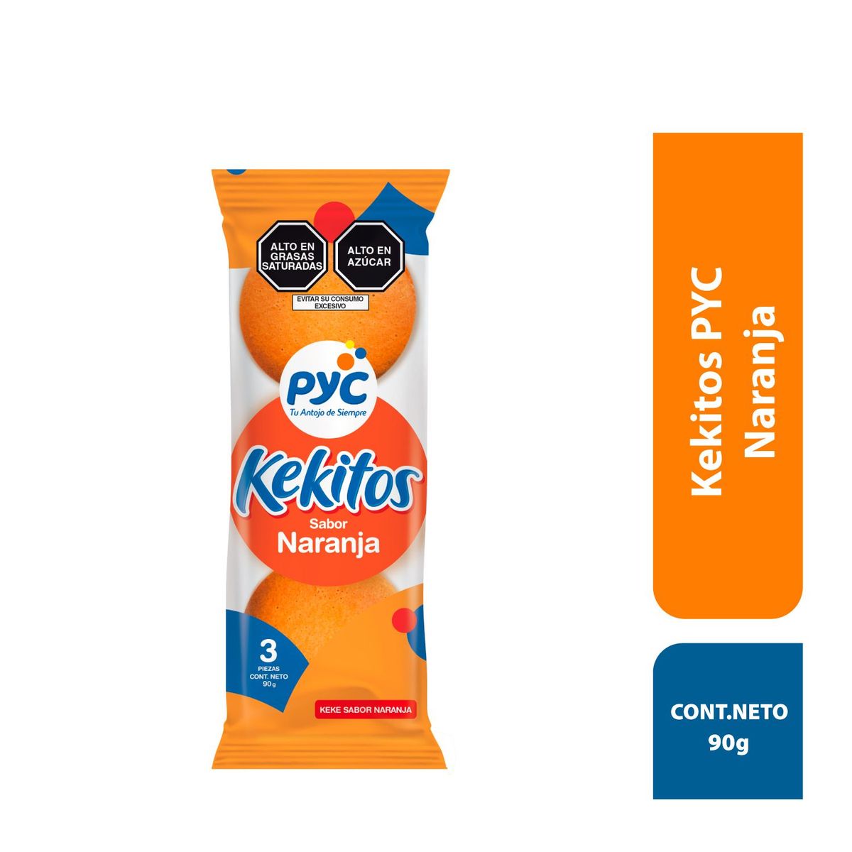 BIMBO - Kekitos PYC Naranja Bolsa 90 g