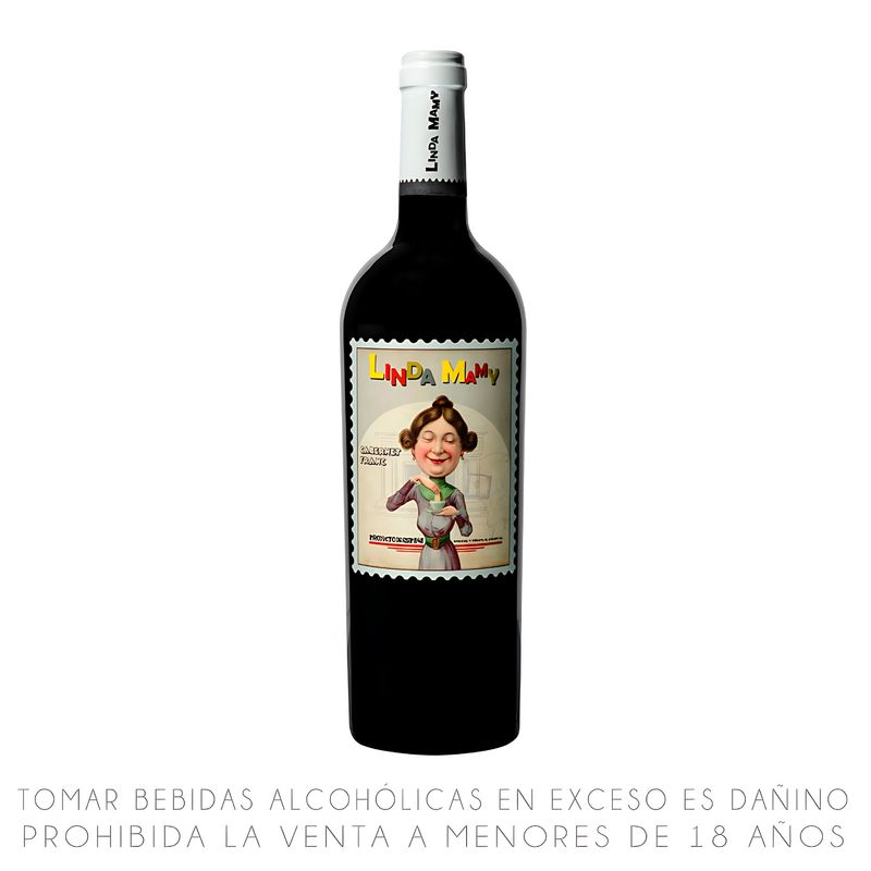 Vino Happy Family Linda Mamy Cabernet Franc Botella 750 mL