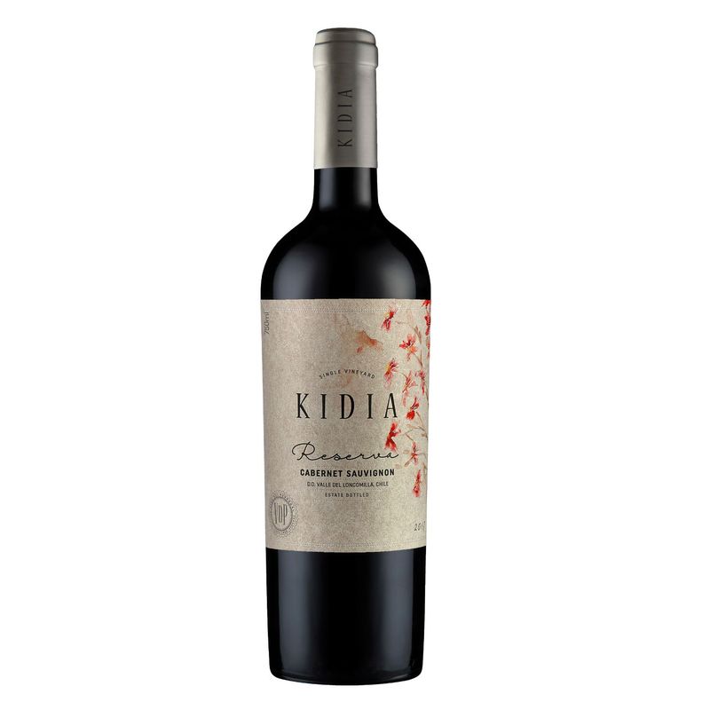 KIDIA - Vino Kidia Reserva Cabernet Sauvignon de 750 mL
