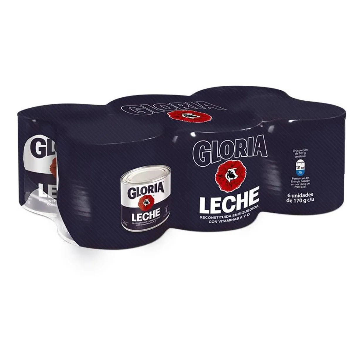 GLORIA - Leche Gloria Reconstituida Sixpack Lata 170 g