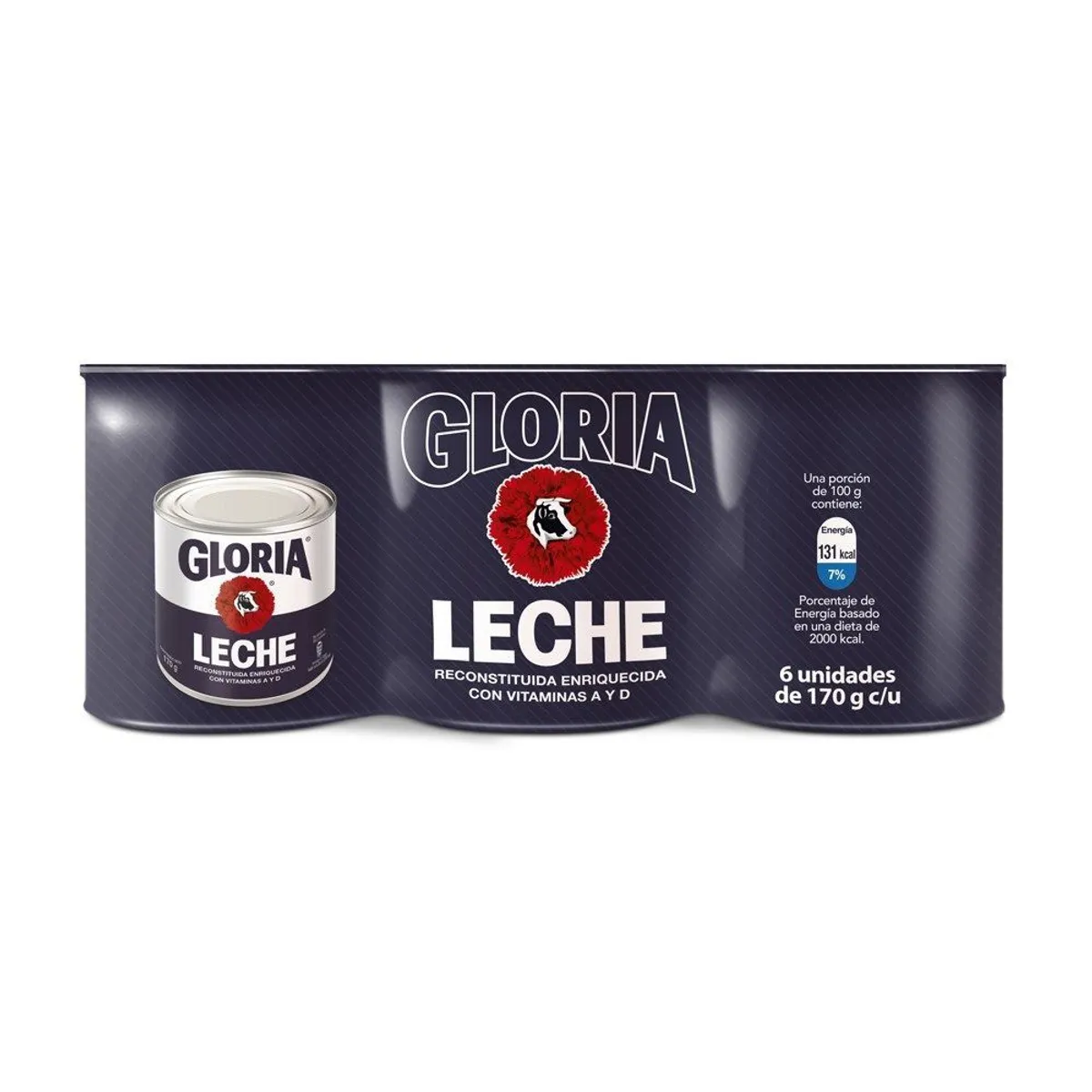 GLORIA - Leche Gloria Reconstituida Sixpack Lata 170 g