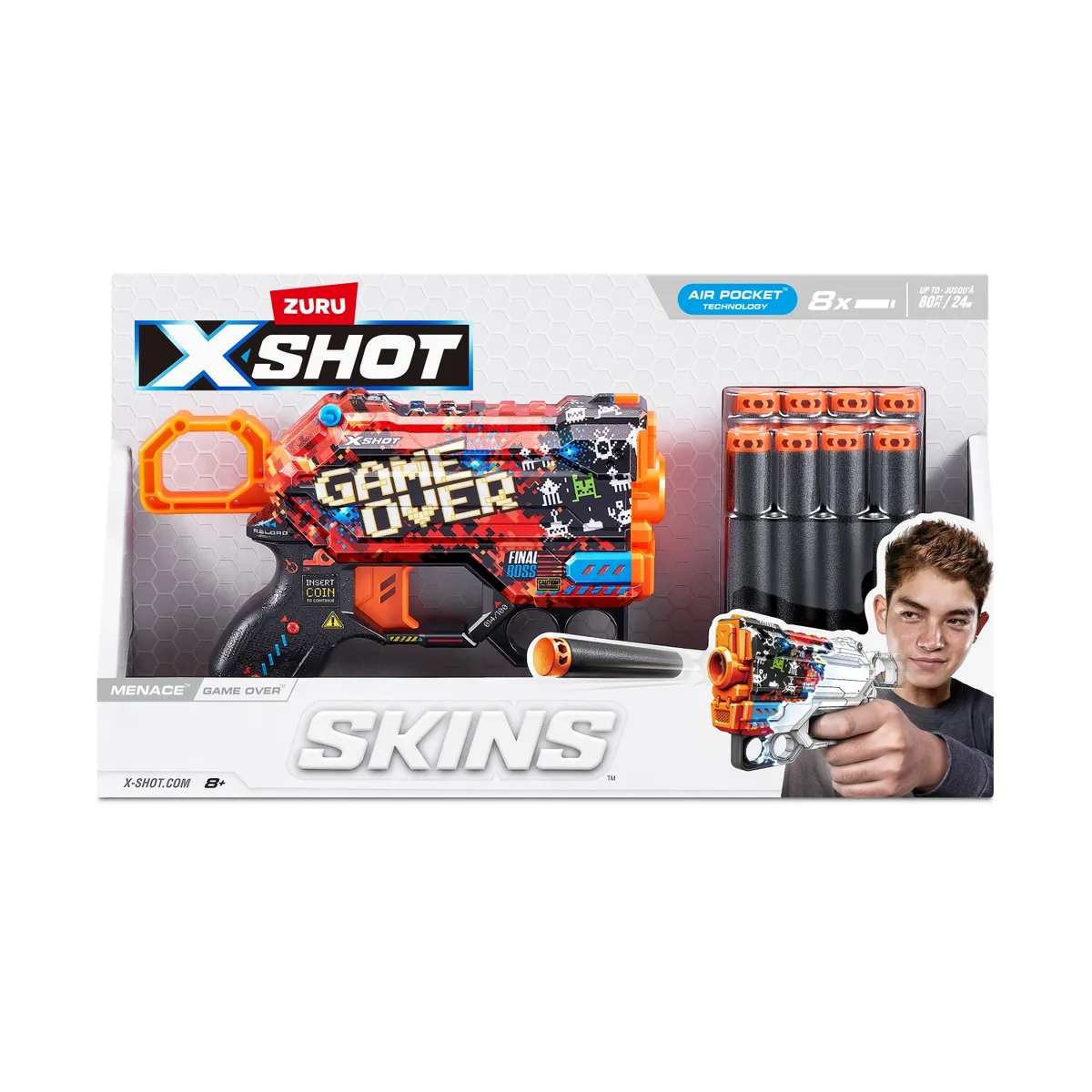 X-SHOT - Lanza Dardos Skins Menace X-Shot