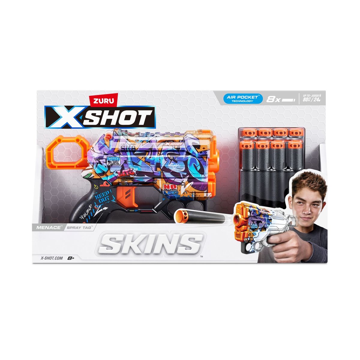 X-SHOT - Lanza Dardos Skins Menace X-Shot