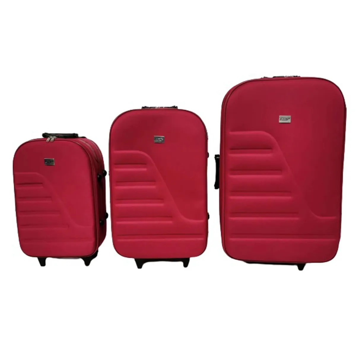 360 - Set 3 Maletas Soft 360 Vino Tinto