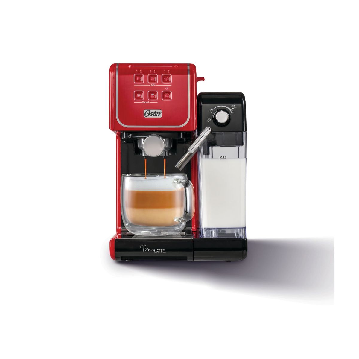 OSTER - Cafetera Espresso Oster Pl Ii Touch Roja