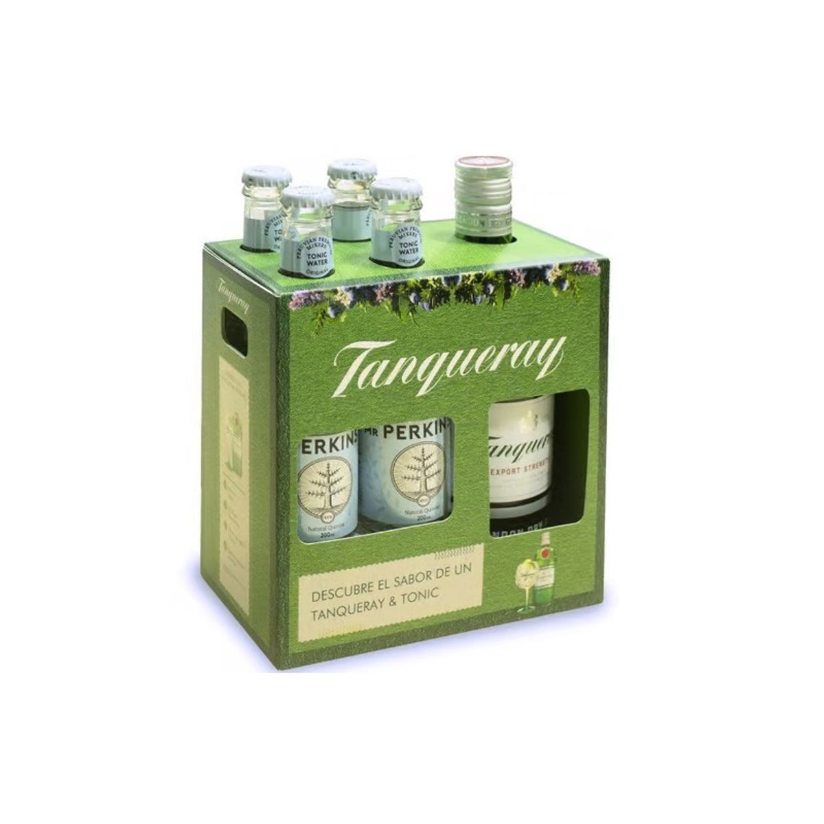 TANQUERA - Gin Tanqueray Sevilla 700 mL + 4 Perkins 200 mL