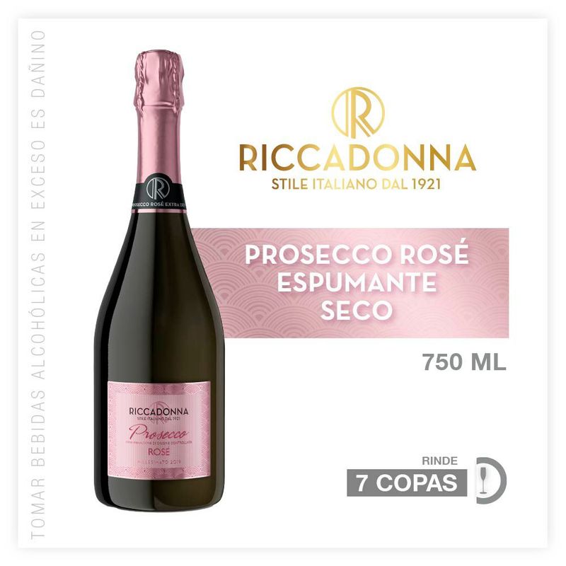 RICCADONNA - Espumante Riccadonna Proseco Rose 750 mL