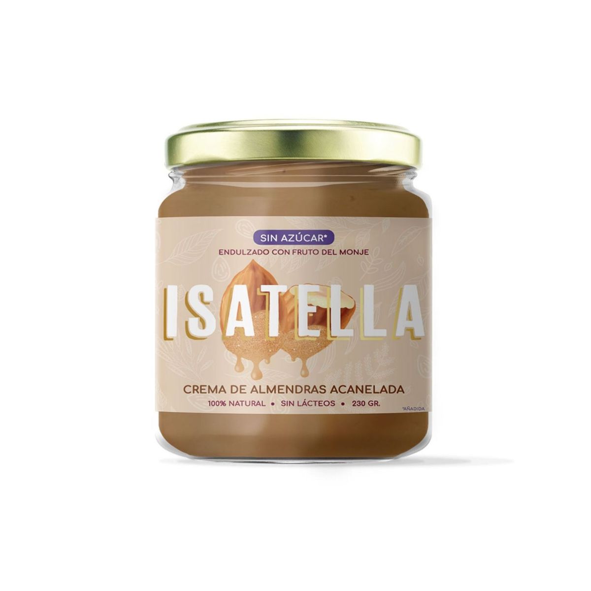 ZANA - Isatella Crema de Almendras Acanelada 230g