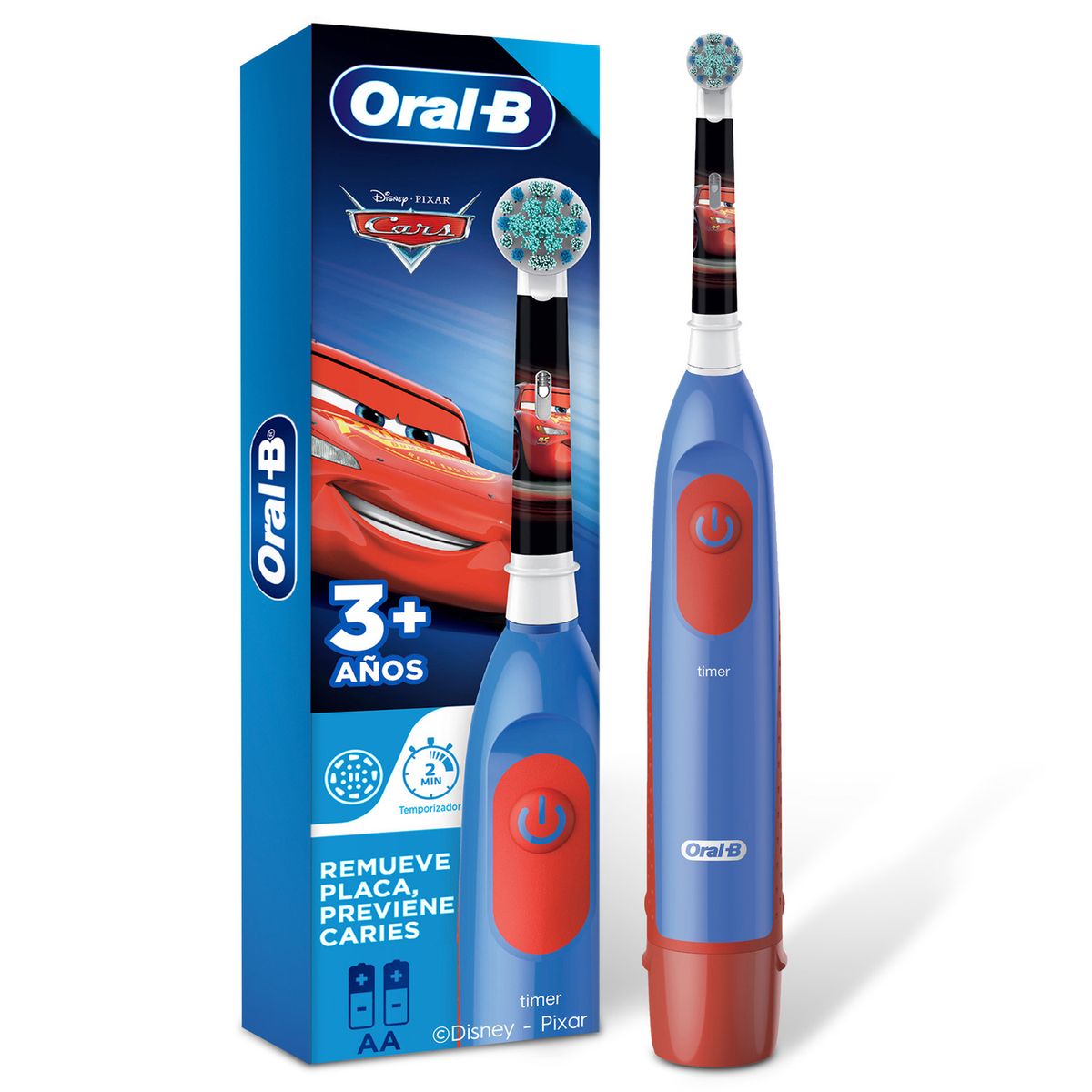 ORAL B - Cepillo Dental Eléctrico Infantil Oral-B Disney Pixar Cars
