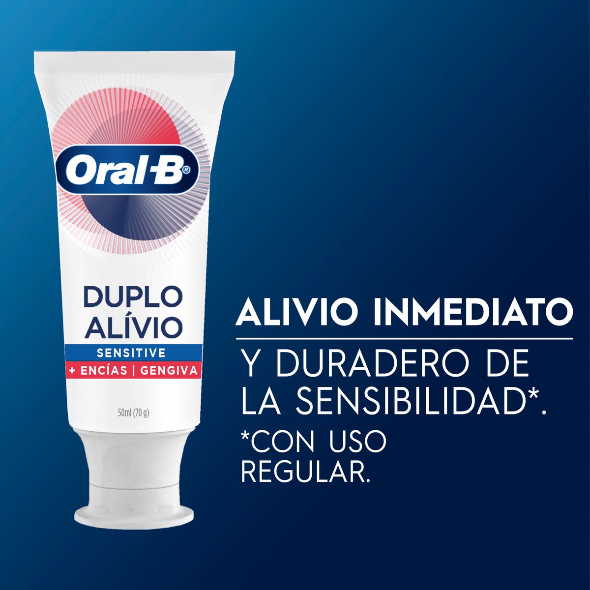 ORAL B - Crema Dental Oral B Alivio Sensitive Envase 50 mL