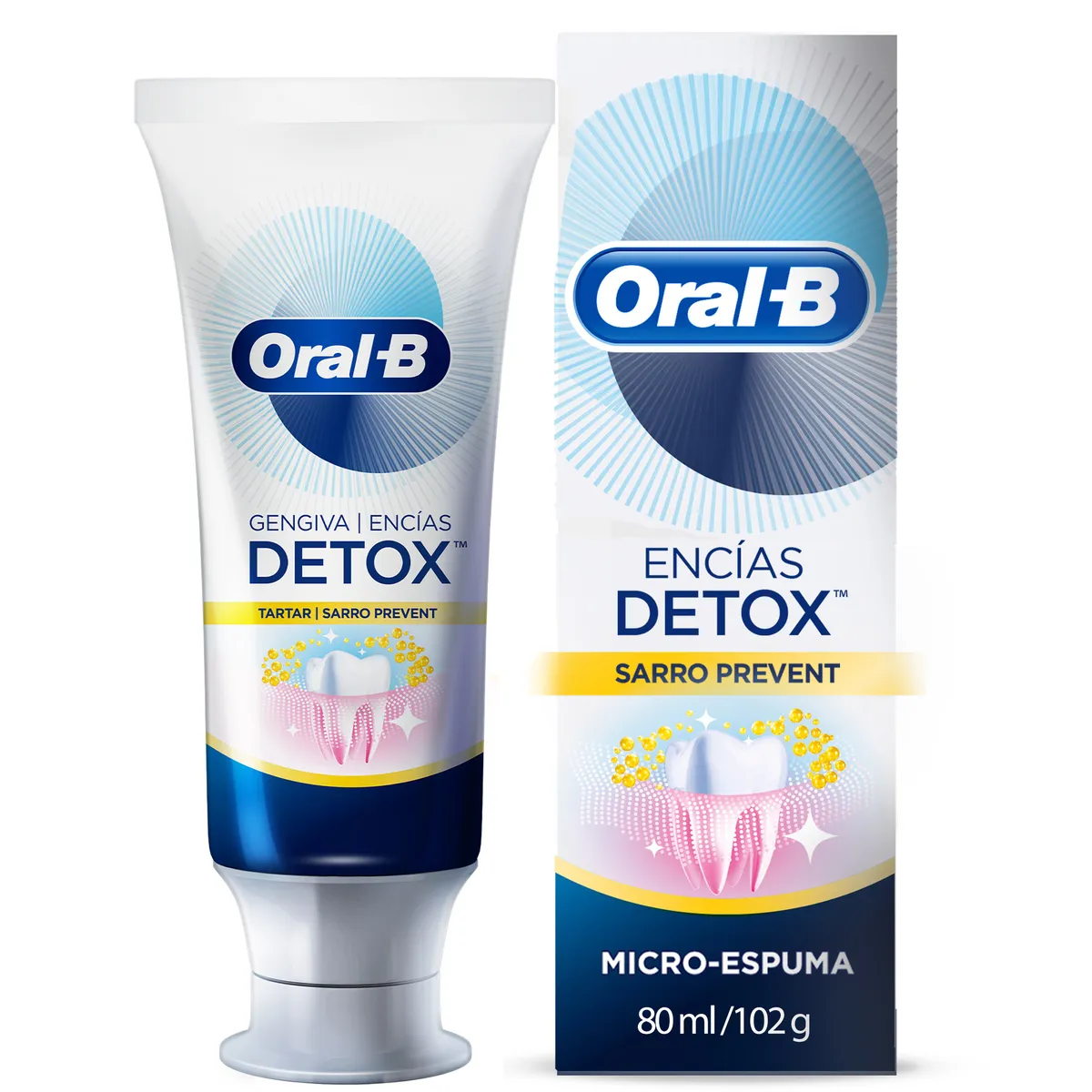 ORAL B - Crema Dental Oral B Encías Detox Caja 80 mL