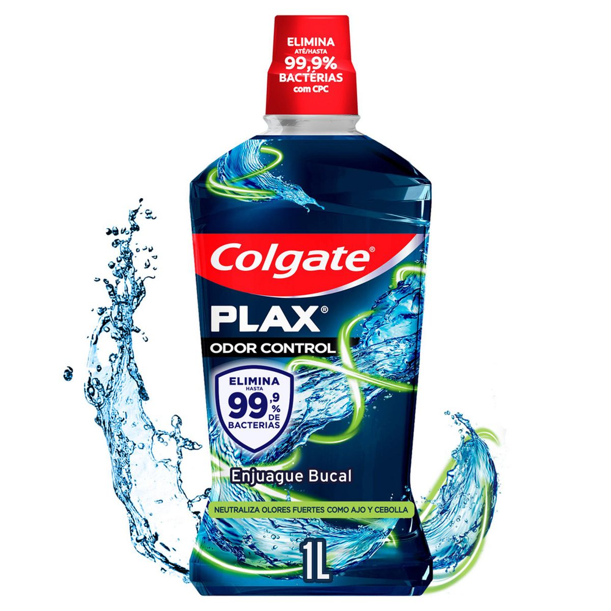 COLGATE - Enjuague Bucal Colgate Plax Odor Control Envase 1 L