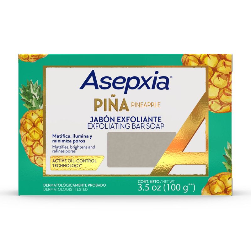 ASEPXIA - Asepxia Jabón en Barra Exfoliante Piña 100 gr
