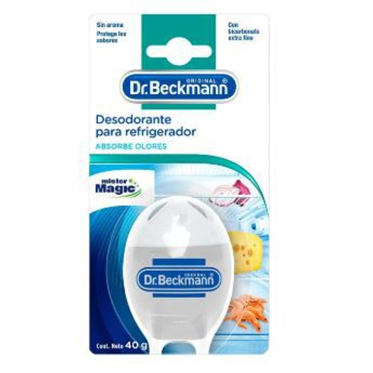 DR BECKMANN - Absorber Olores para Refrigerador Dr Beckman Envase 40 g