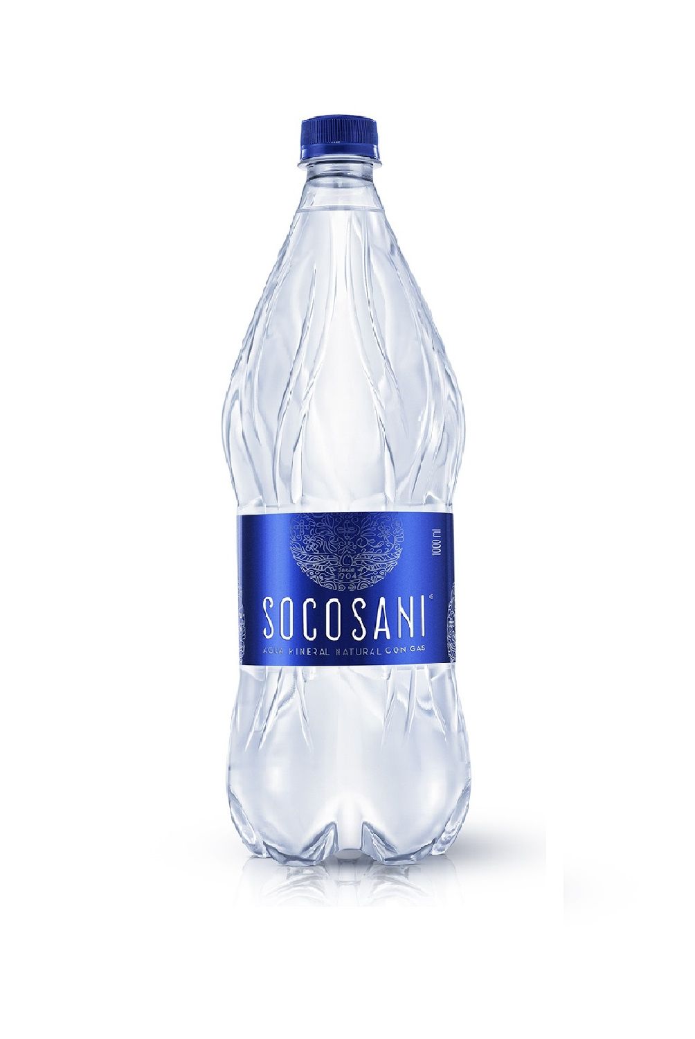 SOCOSANI - Agua Mineral Socosani Con Gas Botella 1 L