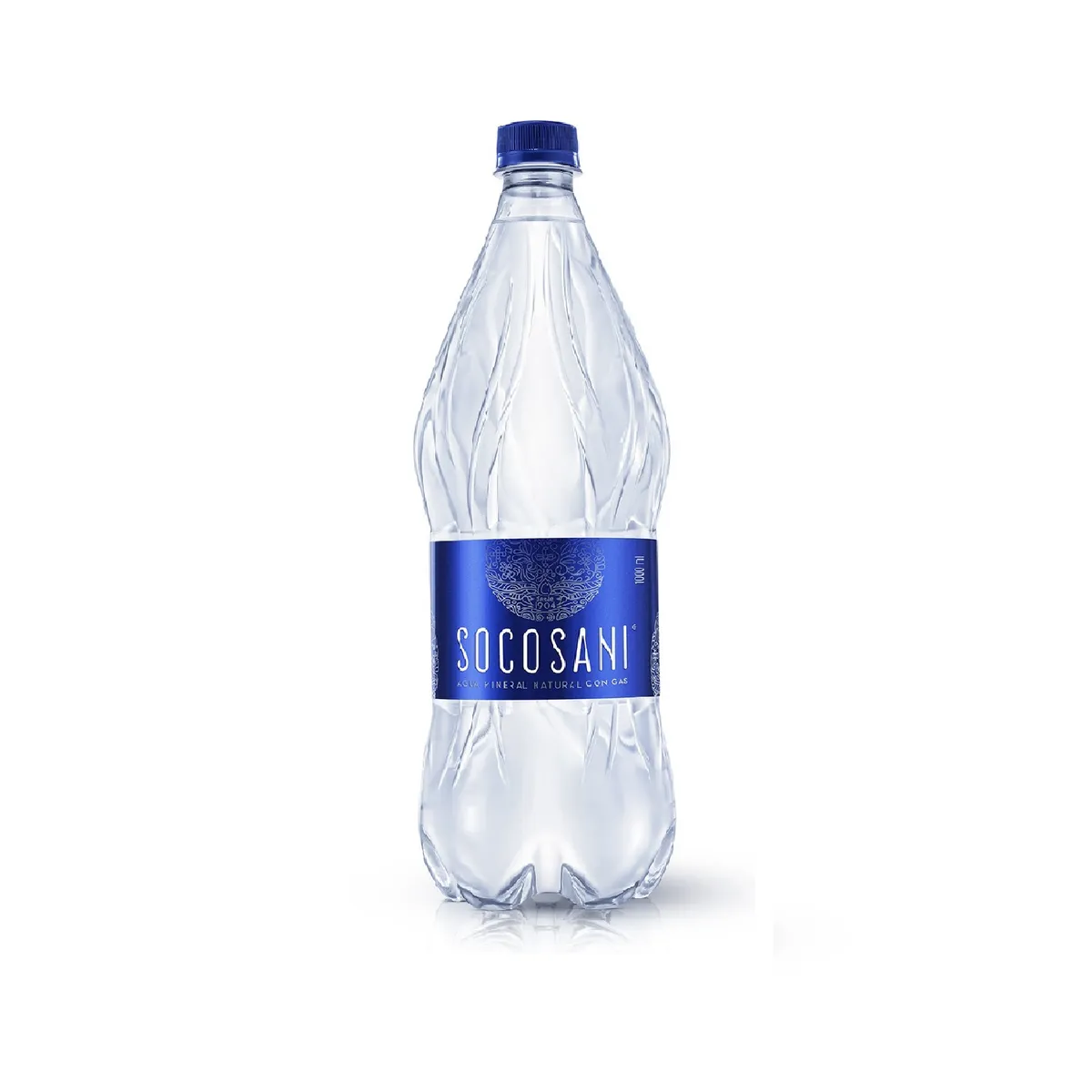SOCOSANI - Agua Mineral Socosani Con Gas Botella 1 L