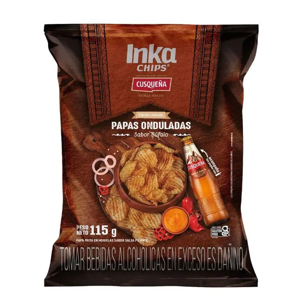 INKA CHIPS - Papas Inka Chips Cusqueña Bufalo 115 g