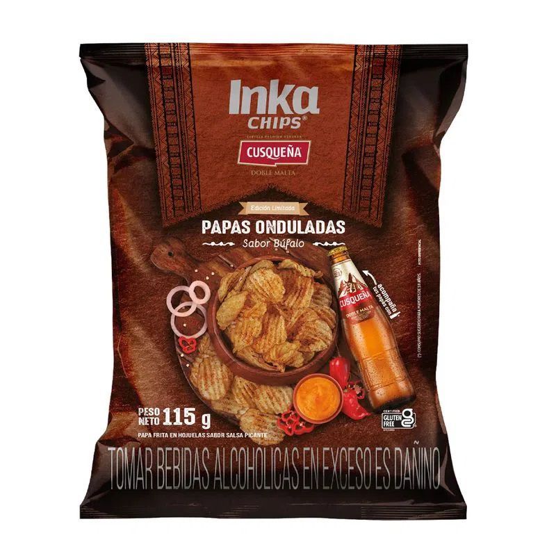 INKA CHIPS - Papas Inka Chips Cusqueña Bufalo 115 g