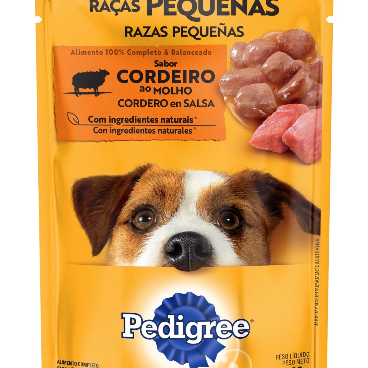 PEDIGREE - Alimento Húmedo Perros Adultos Pequeños Pedigree Cordero Doypack 100 g