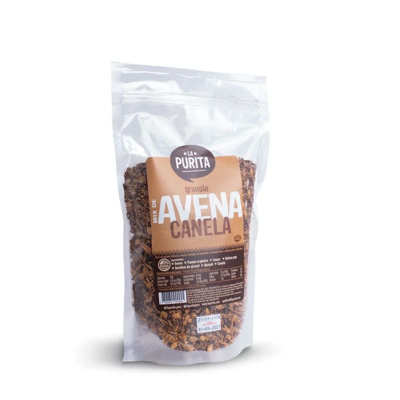 LA PURITA - Granola de Canela La Purita Empaque 400 g