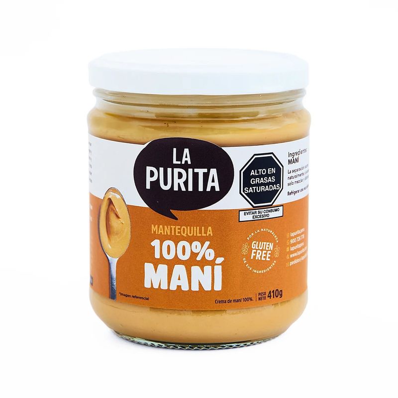 LA PURITA - Mantequilla De Maní La Purita  Envase 410 g