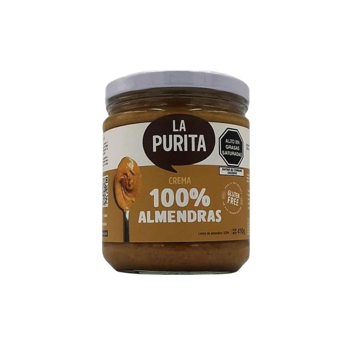 LA PURITA - Crema de Almendras La Purita Empaque 410 g