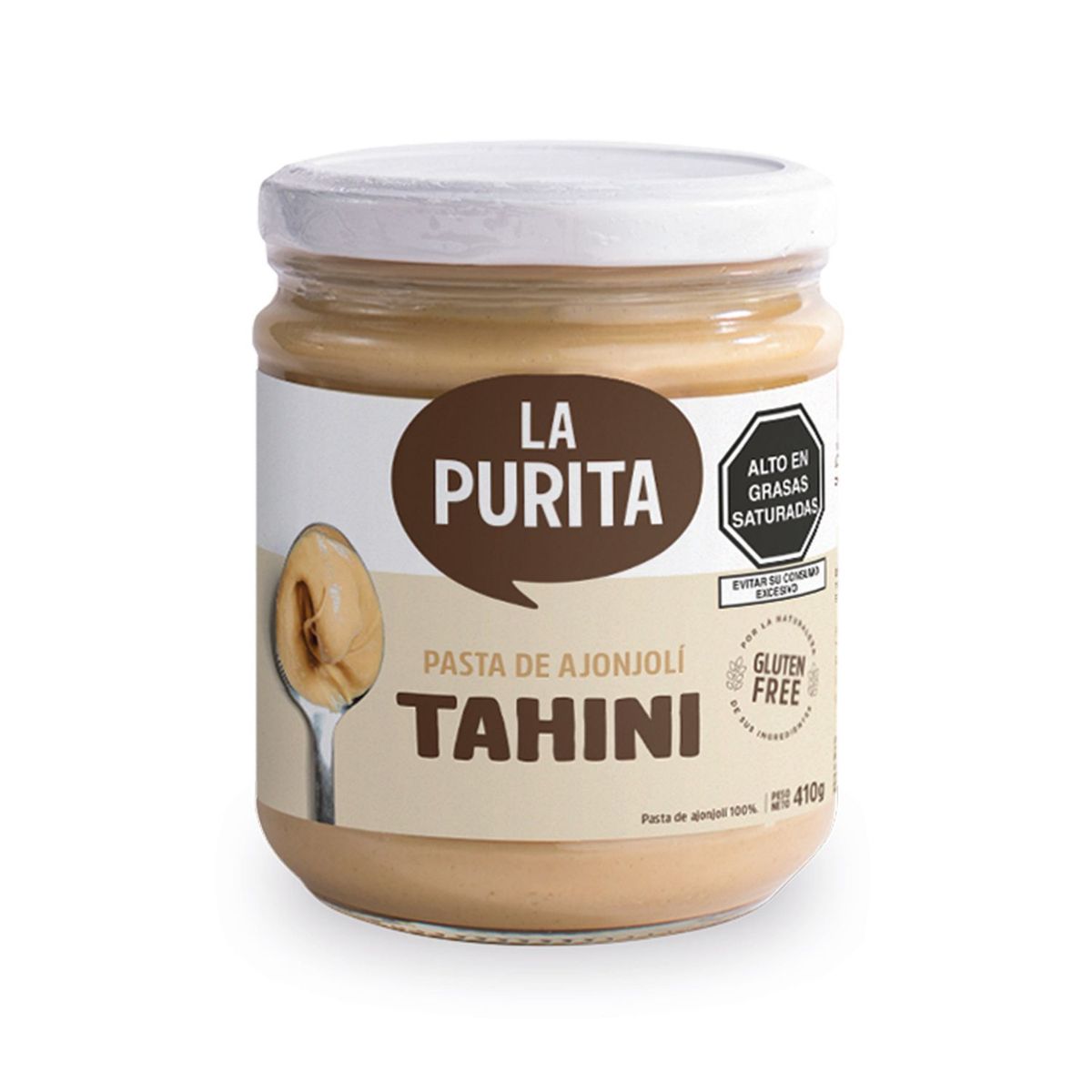 LA PURITA - Pasta de Ajonjolí Tahini La Purita Empaque 410 g