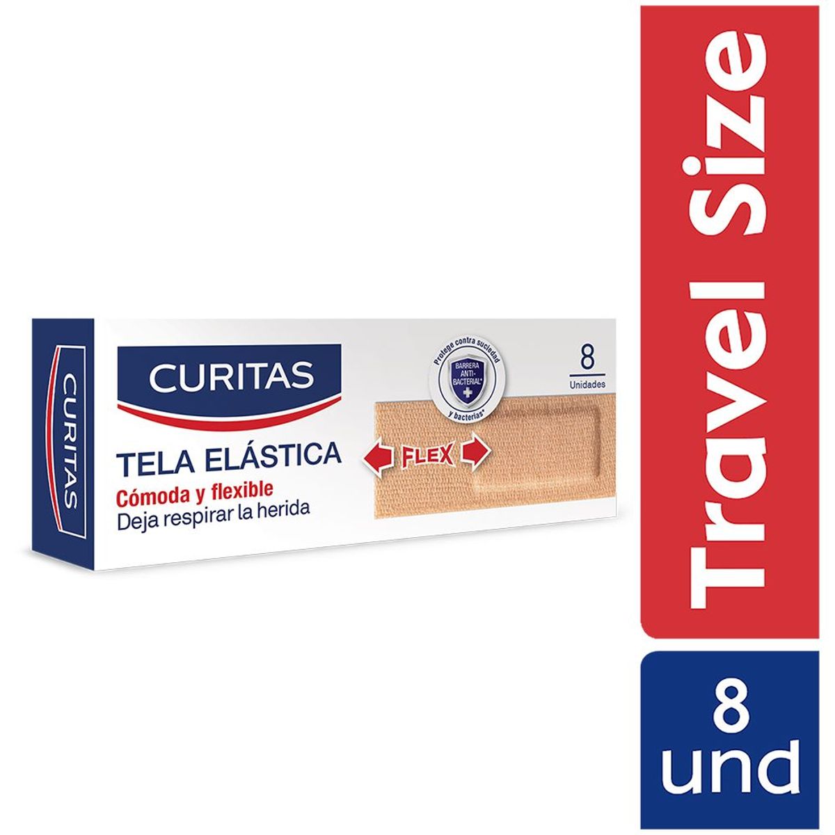 CURITAS - Curitas Tela Elástica Caja 8 Und