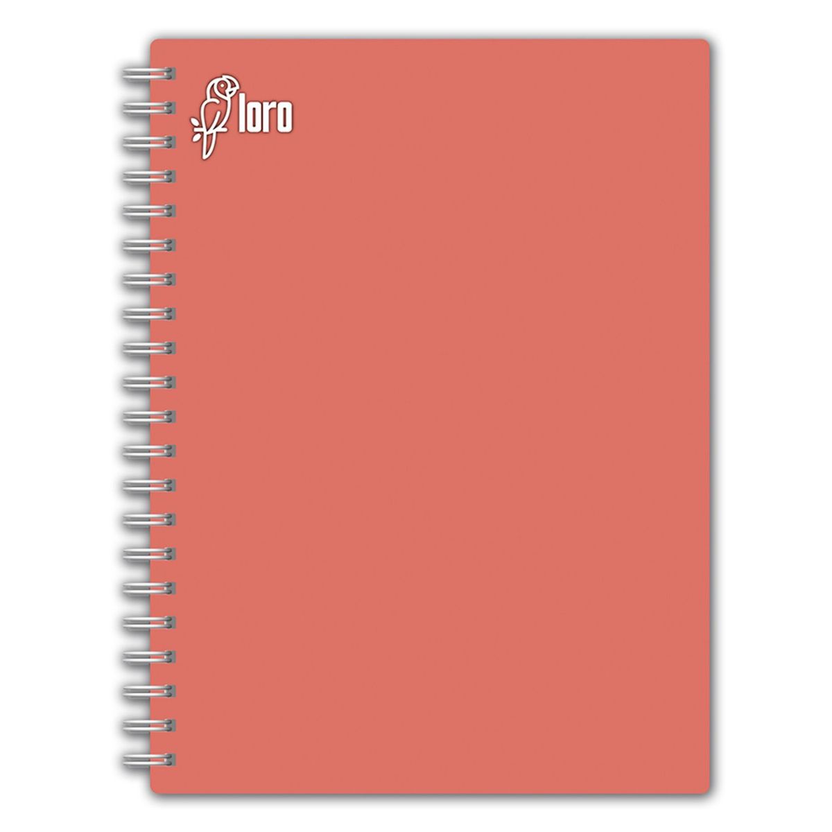 LORO - Cuaderno Anillado Cuadriculado Loro Univ. 160 Hojas 6 Div.