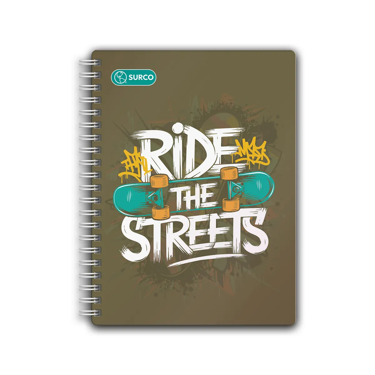 SURCO - Cuaderno Anillado Cuadriculado Surco Ejec. 140 Hojas 5 Div.