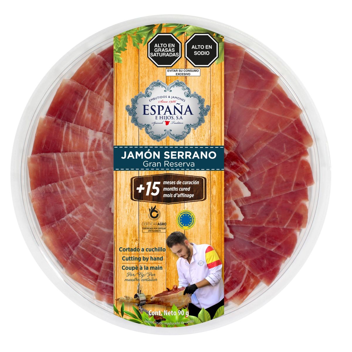 ESPANA E HIJOS - Jamón Serrano Gran Reserva España e Hijos Empaque 90 g