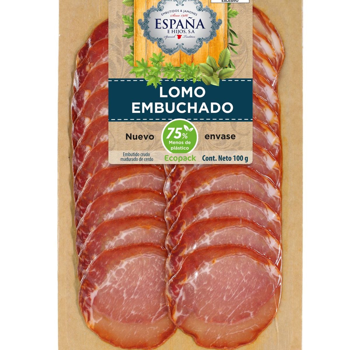 ESPANA E HIJOS - Lomo Embuchado España e Hijos Empaque 100 g