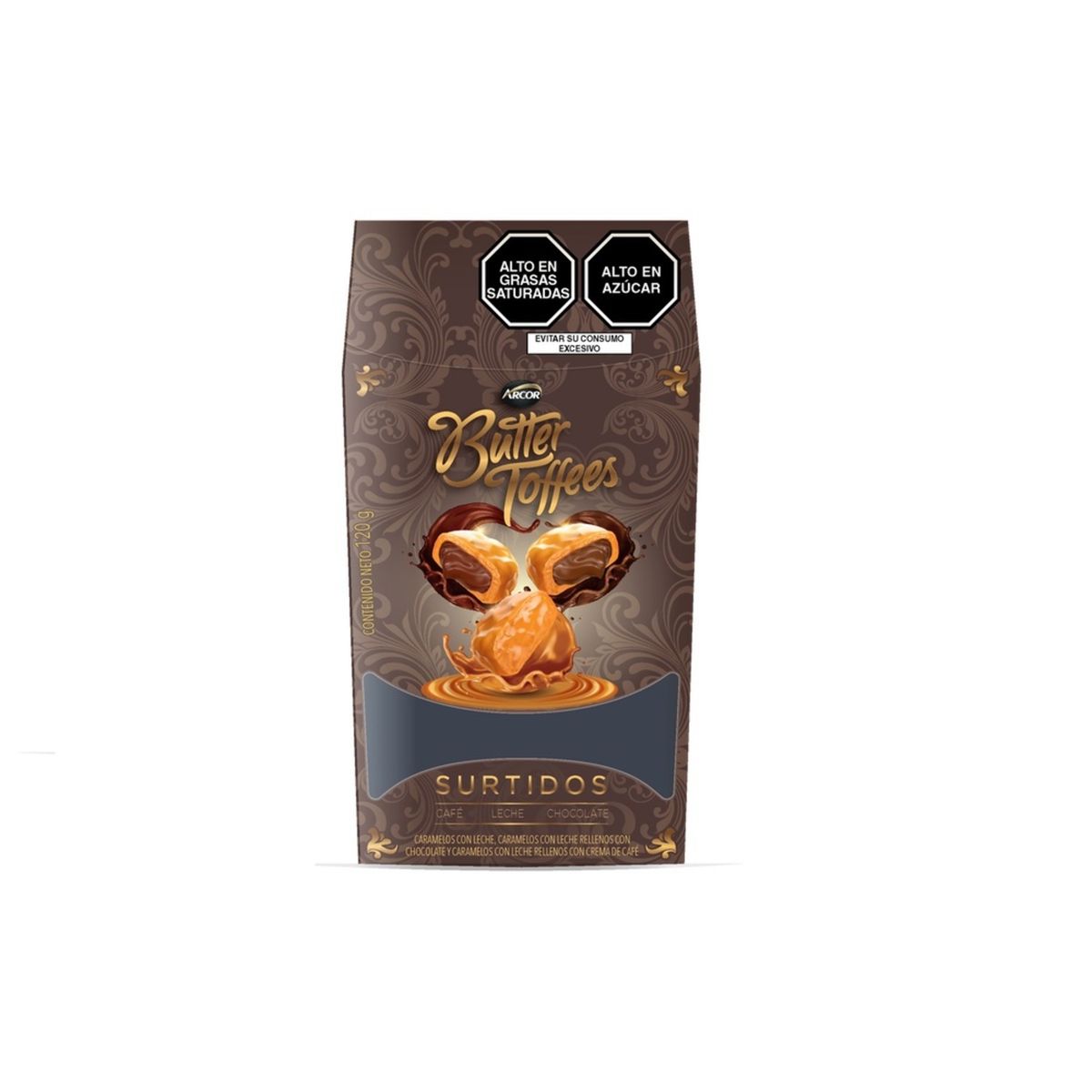 BUTTER TOFFEE - Caramelos Con Leche Arcor Butter Toffees Surtido Caja 120 g