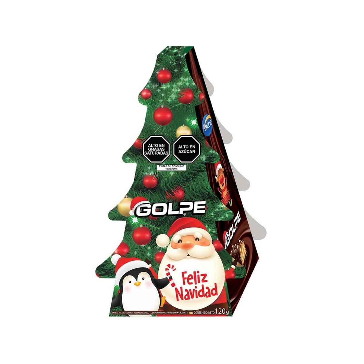 ARCOR - Chocolates Mini Golpe Arbolito Caja 120 g