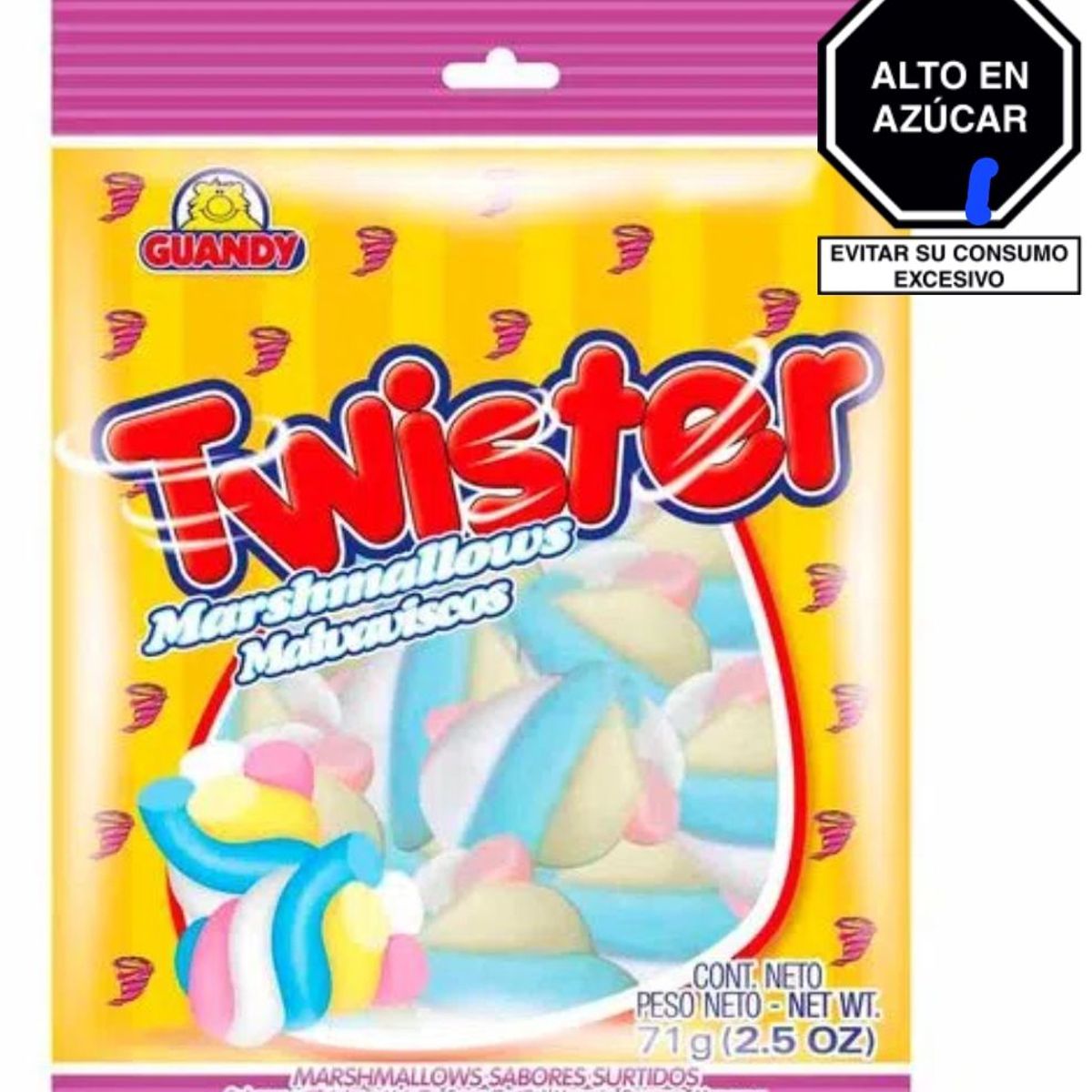 GUANDY - Marshmellow Guandy Twister Bolsa 71 g