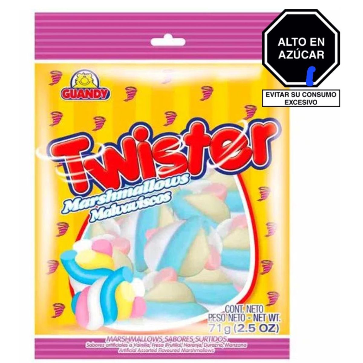 GUANDY - Marshmellow Guandy Twister Bolsa 71 g