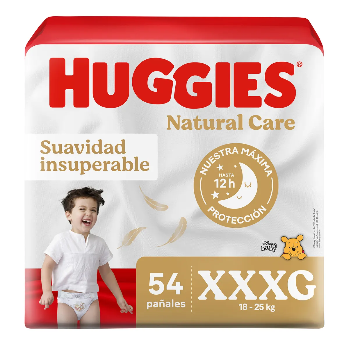 HUGGIES - Pañales Huggies Natural Care Talla XXXG Empaque 54 Und