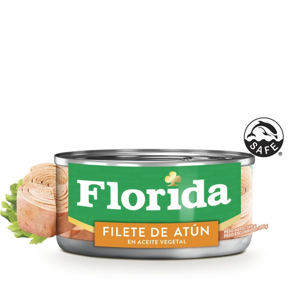 FLORIDA - Filete de Atún Florida en Aceite Vegetal Lata 140 g