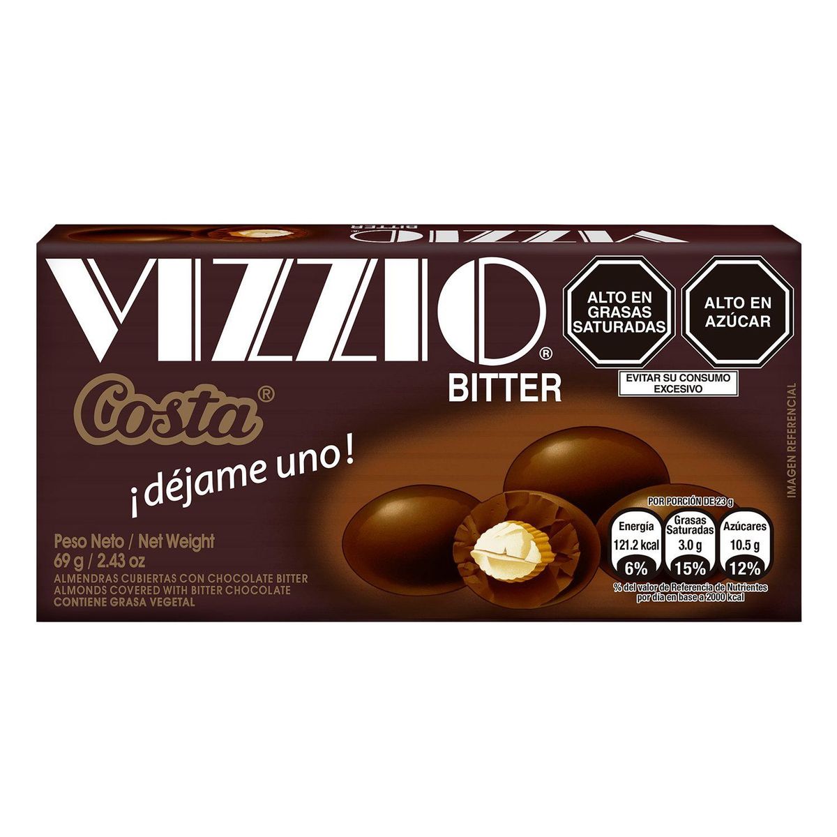 COSTA - Chocolate Costa Vizzio Bitter Caja 69 g