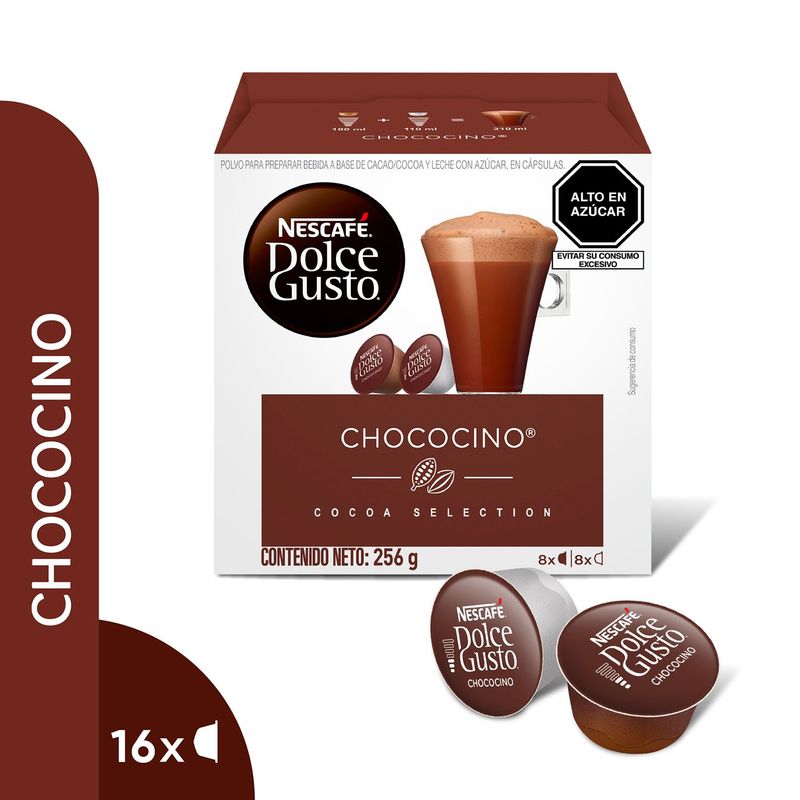 NESCAFE - Cocoa Cápsulas Dolce Gusto Chococino 16 Unidades