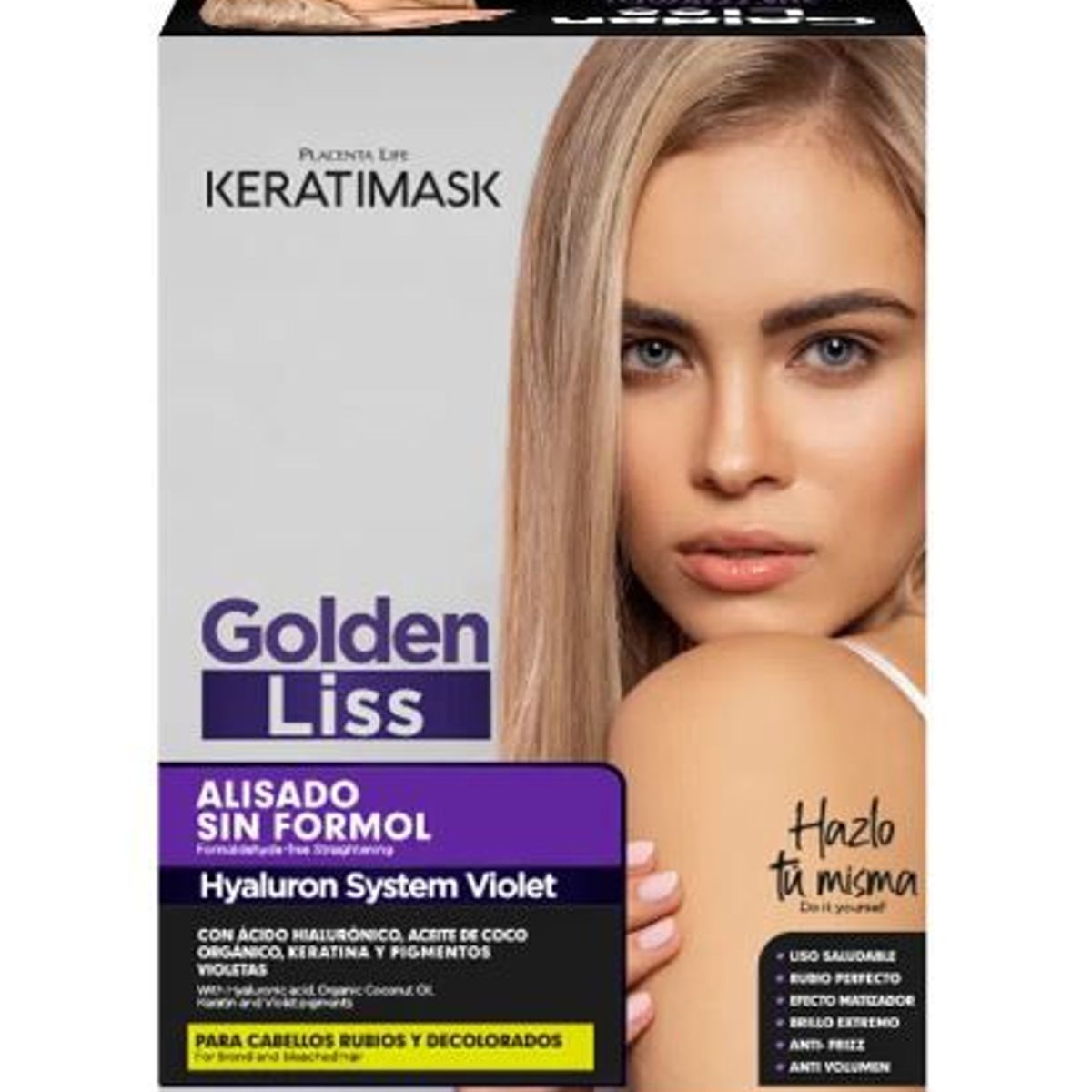 KERATIMASK - Kit de Alisado Kativa Keratimask Golden Liss