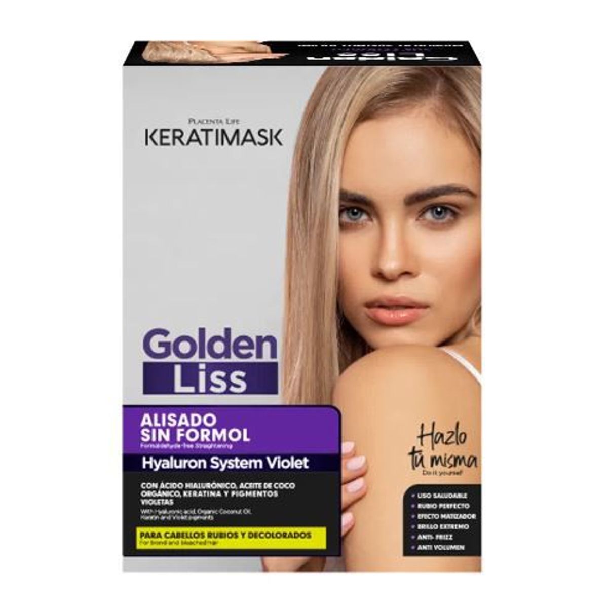 KERATIMASK - Kit de Alisado Kativa Keratimask Golden Liss