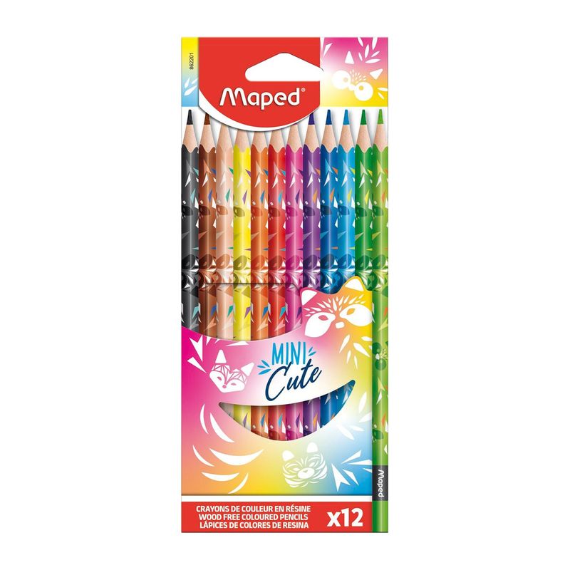 MAPED - Lapices D Colores Mini Cute Colorpex12