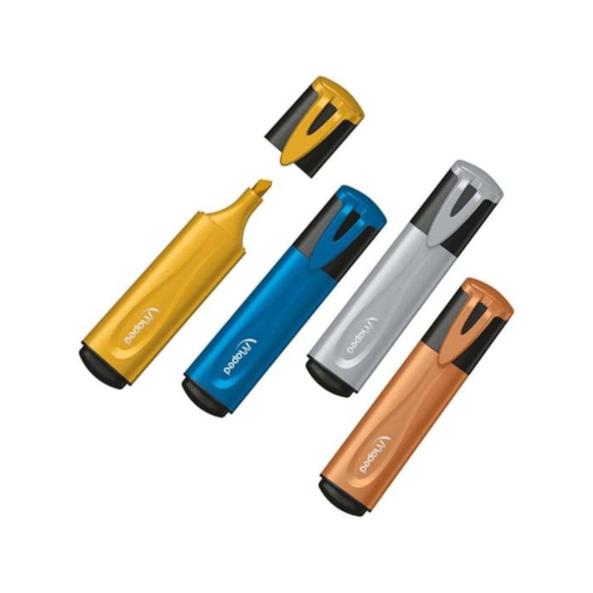 MAPED - Resaltador Maped Metal Glitter Caja 4 Und