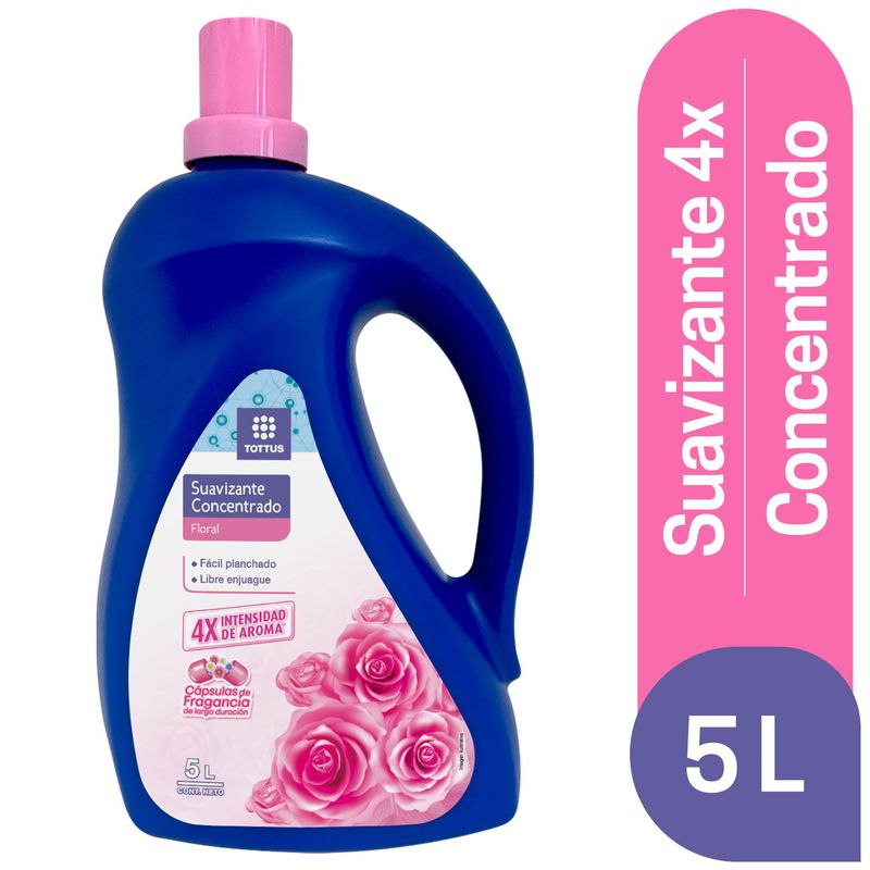 TOTTUS - Suavizante Tottus Concentrado Floral Botella 5 L