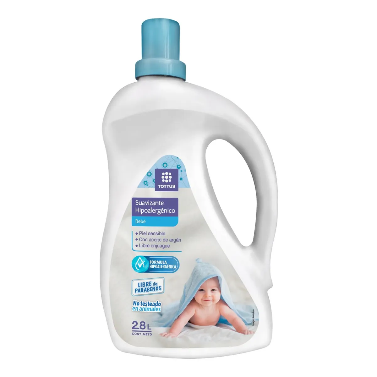 TOTTUS - Suavizante Hipoalergénico Tottus Bebé Botella 2.8 L