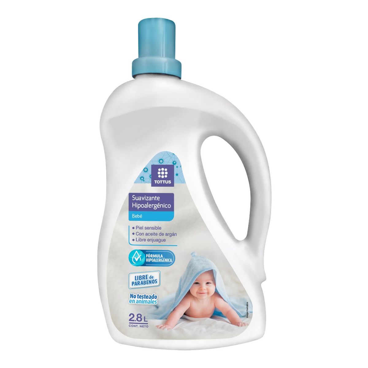 TOTTUS - Suavizante Hipoalergénico Tottus Bebé Botella 2.8 L