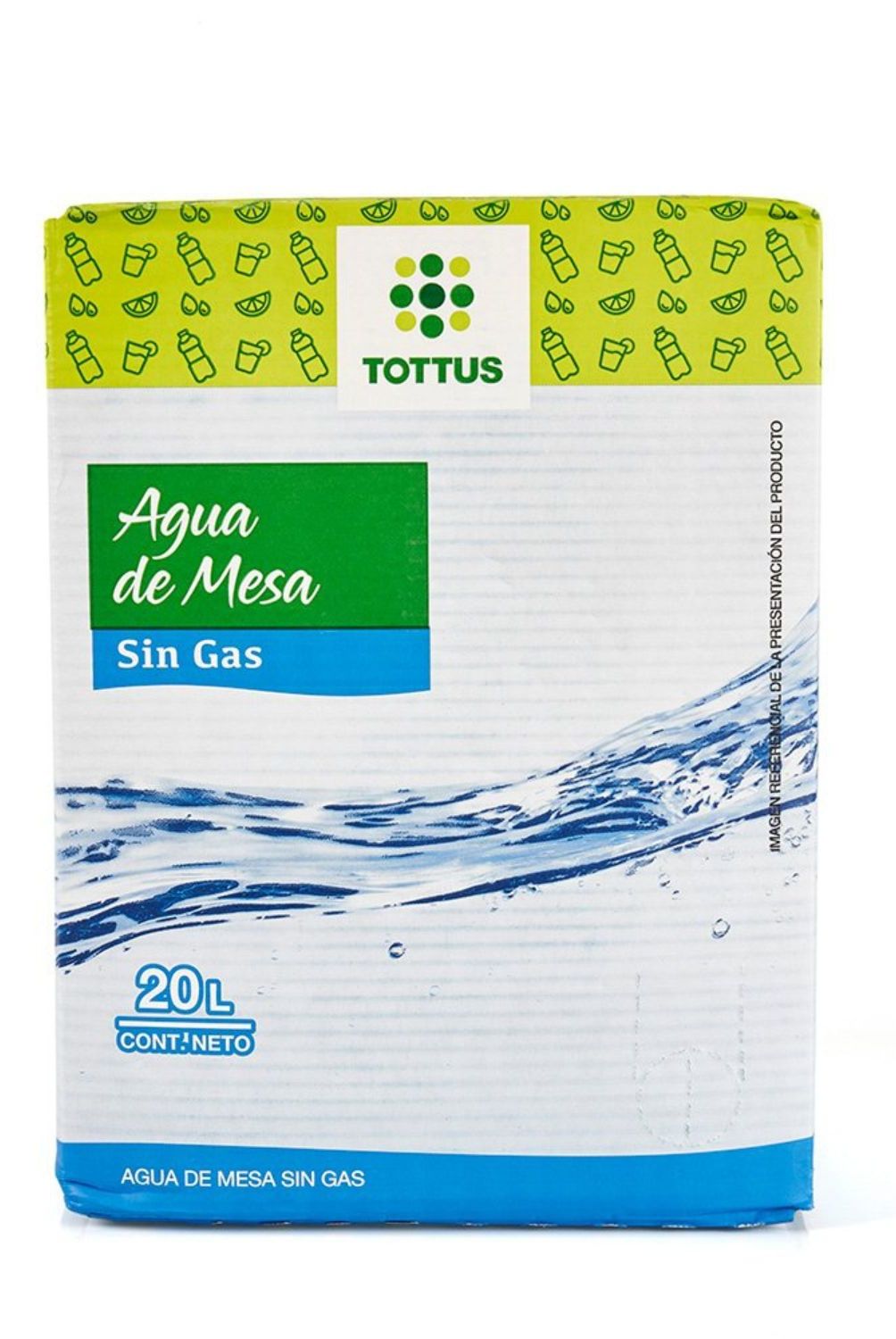 TOTTUS - Agua de Mesa Tottus Sin Gas Caja 20 L