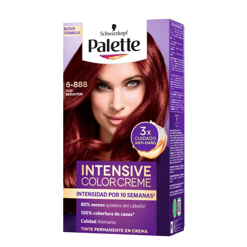 PALETTE COLOR CREAM - Tinte Palette Color Cream 6-888 Rubí Seductor