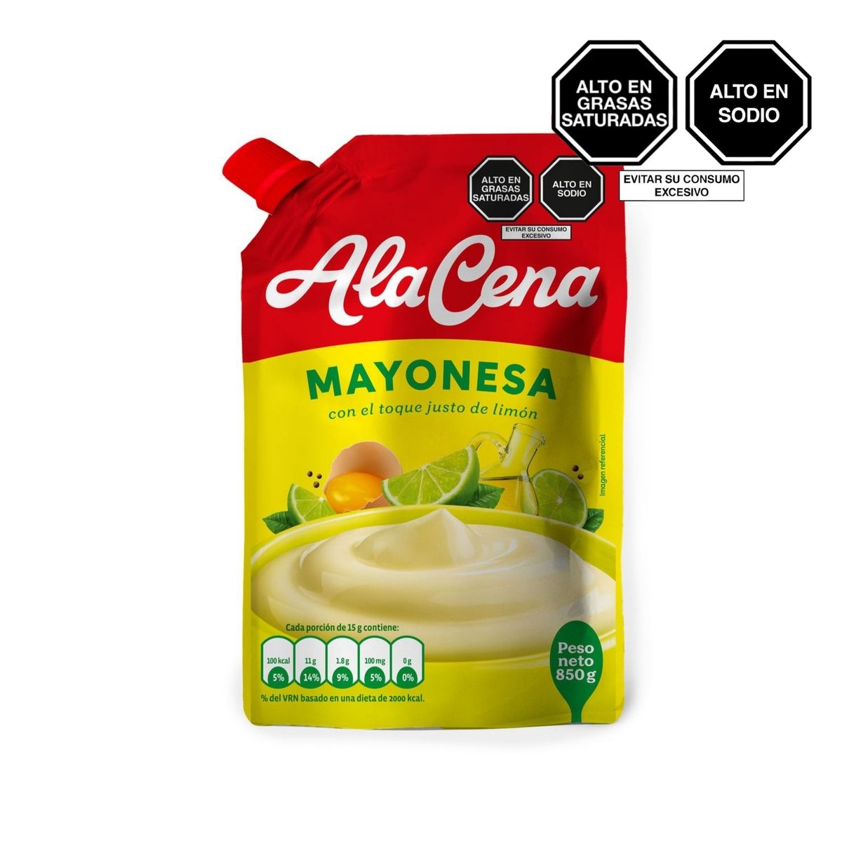 ALACENA - Mayonesa Alacena Doypack 850 g